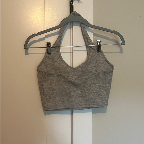 SHEIN Gray Ribbed Tank Top - Picture 2 of 4